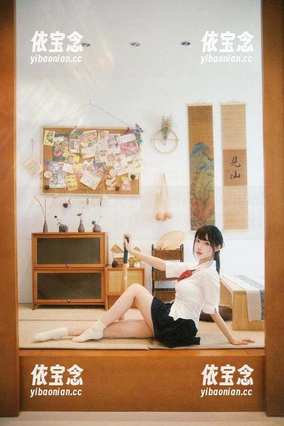模范学院 - 无圣光下的柳侑绮Sevenbaby水手服图集，让你感受真实的美丽.txt