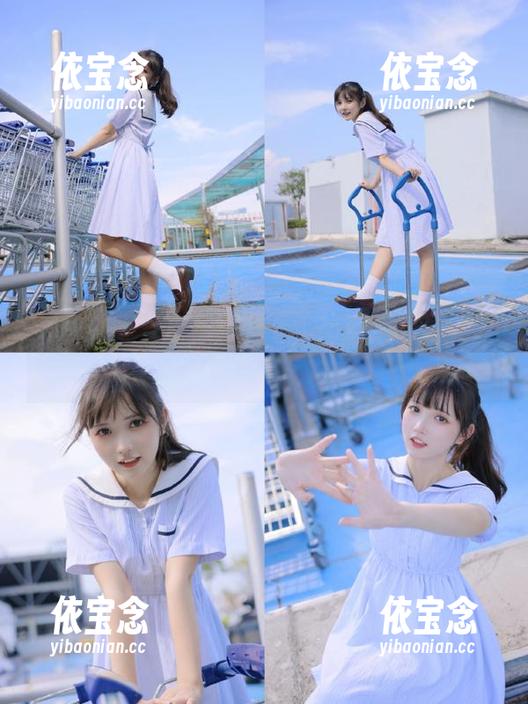 美媛馆 - 在白色背景下，胡润曦的写真美图展现独特魅力.txt